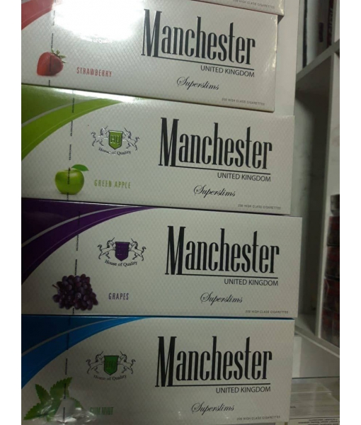Сигареты "Manchester Superslims Виноград"